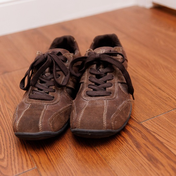 Perry Ellis America Other - Perry Ellis America Blake Mens Brown Leather Suede Sneakers Size 9.5